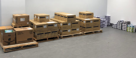 Department of Chemistry at NC State University PPE donation to local hospitals in times of COVID19