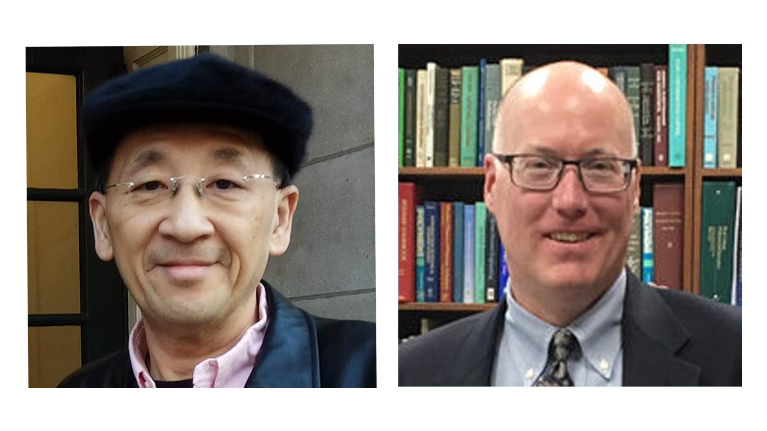Masahiko Taniguchi to the left and Jonathan Lindsey to the right