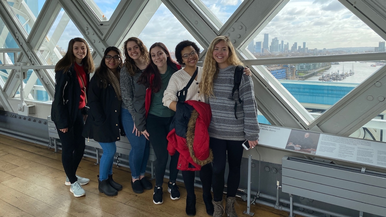Members of the Chancellor’s Leadership Development Program on a study-abroad trip.