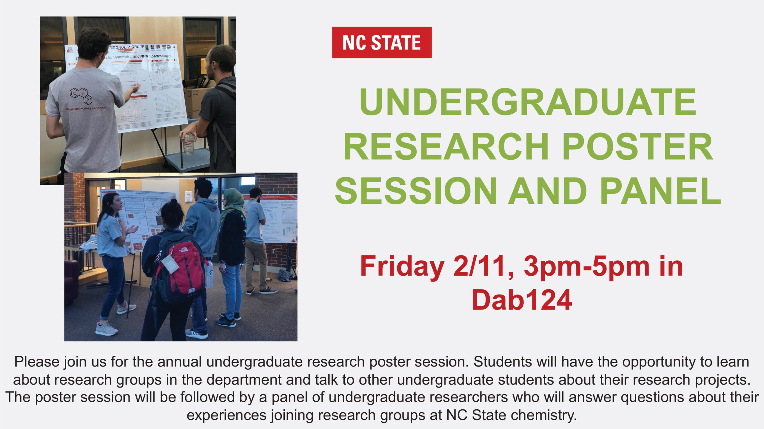 Undergraduate Research Poster Session 2022 Flier