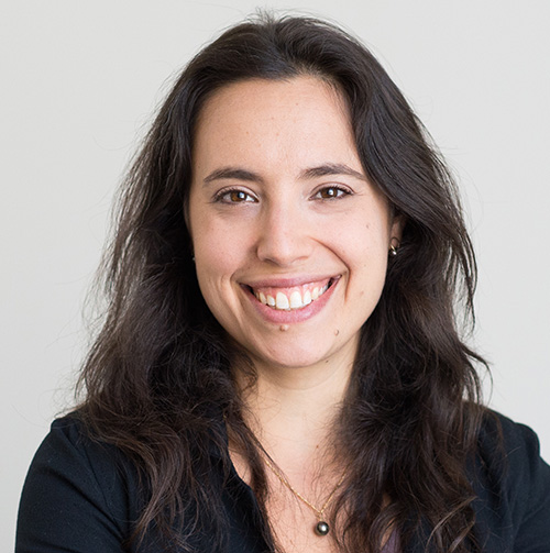 The image represents the headshot of Gabriela S. Schlau-Cohen Associate Professor of Chemistry at MIT