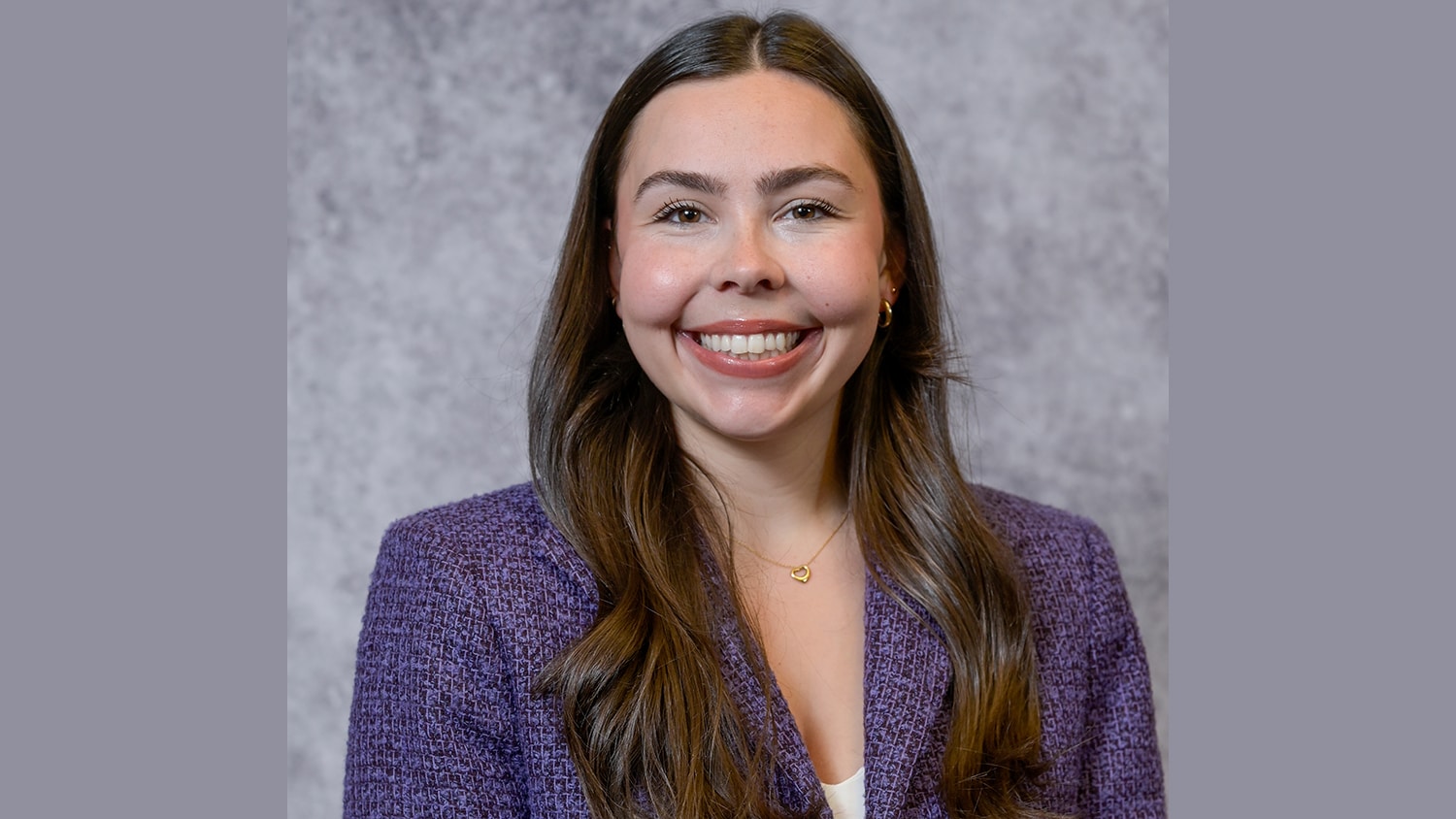 Headshot of a smiling student