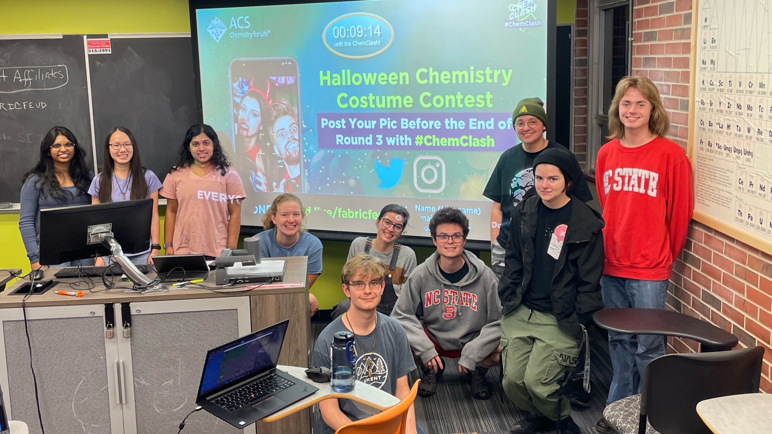 ChemClash Fabric Feud Trivia about chemistry in textiles with ACS student chapters from around the world