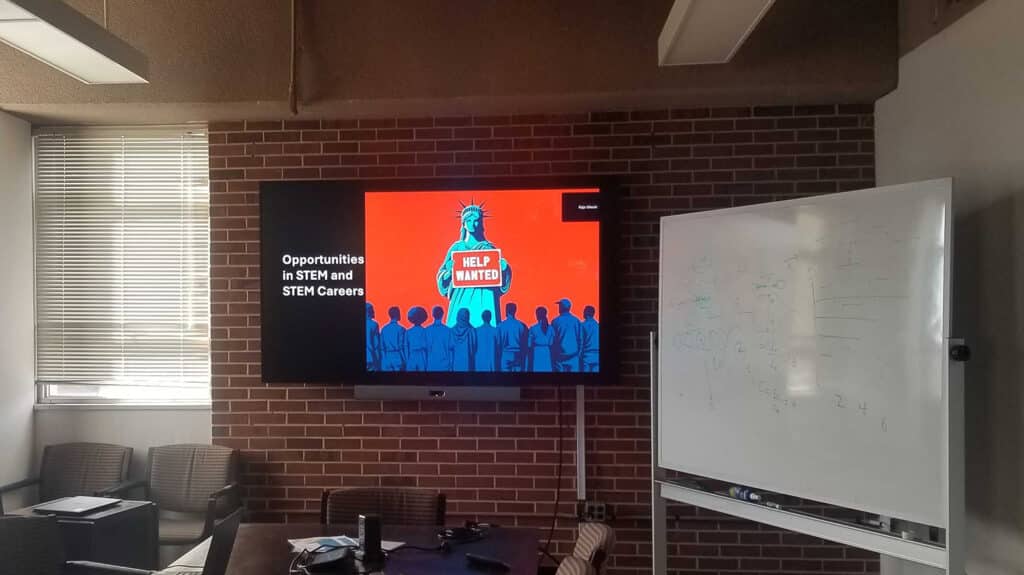 A large display screen